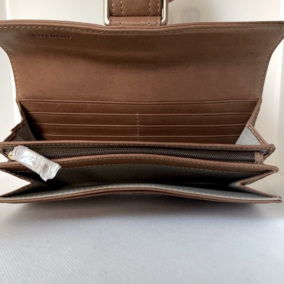 Givenchy Buckle Snap Leather Long Wallet - Picture 7 of 17